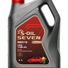 S-OIL 7 RED#9 SN 10W-40 4L/1L
