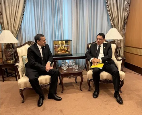 Посол Туркменистана в Таиланде передал копии верительных грамот