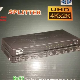 HDTV splitter 1x8 2 k,4k