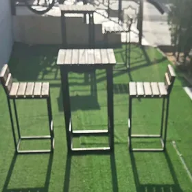 Стол,табуретки лофт