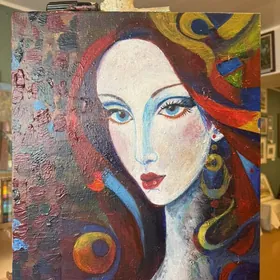 картина, акрил