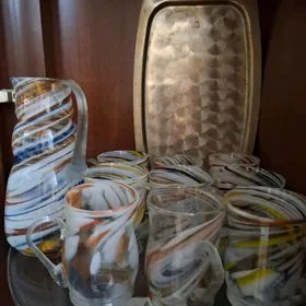 бокалы+графин+ваза