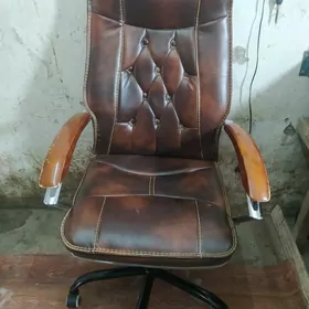 кресло кожа