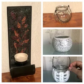 подсвечники Zara, Tchibo