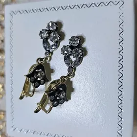 золотые серьги