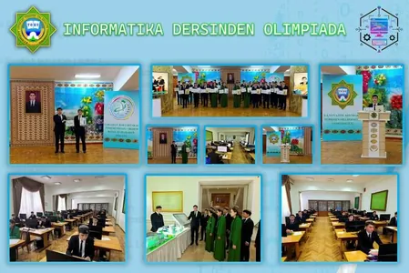 Türkmenistanda informatika boýunça mekdep olimpiadasynyň ýeňijileri yglan edildi
