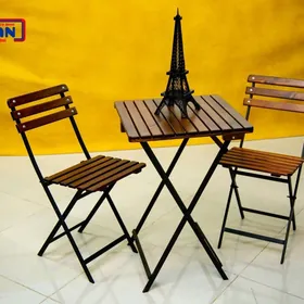 Piknik stol 2 li komplekt