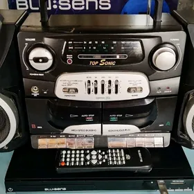 муз.центр+магнитола