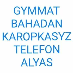 Karopkasyz telefon alyas