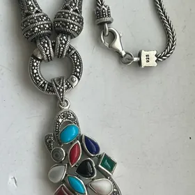 цепь  колье с кулоном