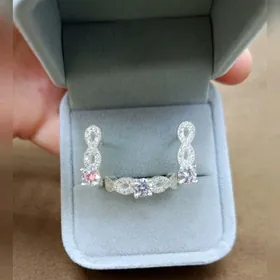 Arassa kümüş komplekt