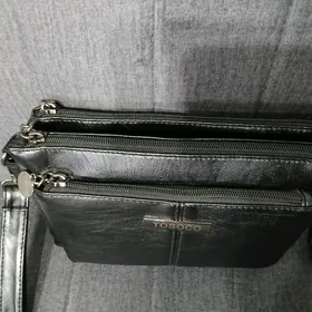 Женский кож клатч