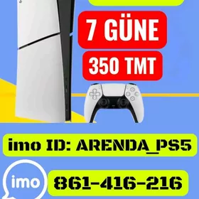 PS 5   350 tmt /7 GÜNE PROKAT