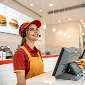 Kassirler we komekci gyzlar