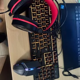 Klaviatura myshka naushnik