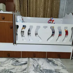 детская кроватка трансформер