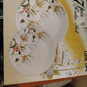 тарелки, 6 шт.