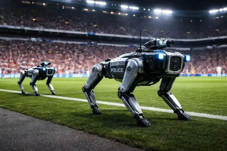 Robot itler futbol boýunça dünýä çempionatynda Meksikanyň stadionyna gözegçilik eder