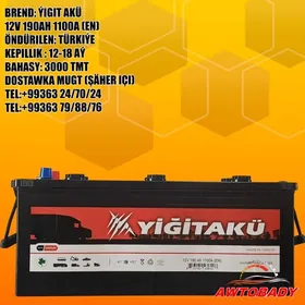 Akumulýator YIGIT AKU 12V190AH