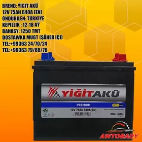 Akumulýator YIGIT AKU 12V75AH