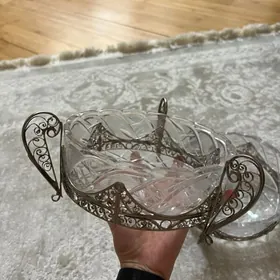 Хрустальные конфетницы