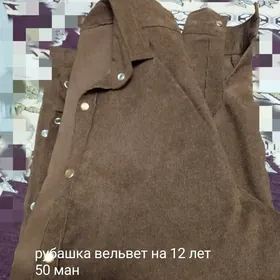 рубашка вельвет