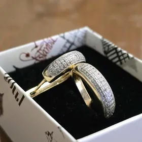 серьги с бриллиантами