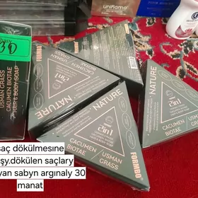 saç çykaryan sabyn