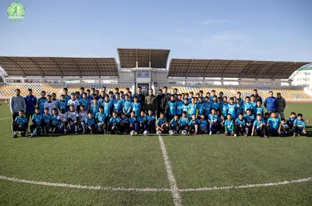 В Ашхабаде прошел детский футбольный фестиваль «Grassroots Football Day»