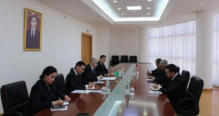 Indoneziýa Respublikasynyň Türkmenistandaky Ilçisi ynanç hatlarynyň nusgalaryny gowşurdy