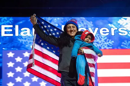Bobsleýçi zenan ýeňşi bilen däl, ýaşy bilen rekord goýdy
