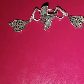 комплект кольцо с серьгами