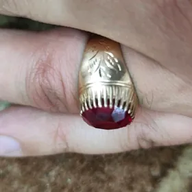 gyzyl gadymy ozbek yuzuk