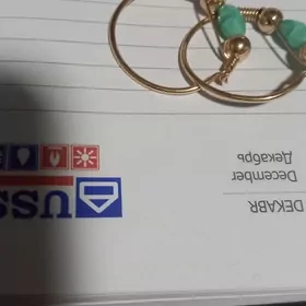 золотые серги старинные