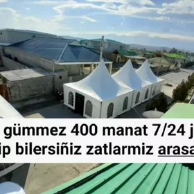 Toÿ palatka hyzmatlary ynamly