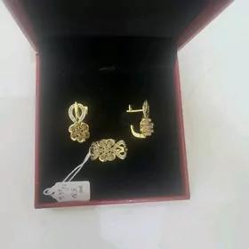 gyzyl komplekt altyn золото