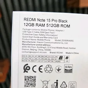 Redmi note 15 pro 512