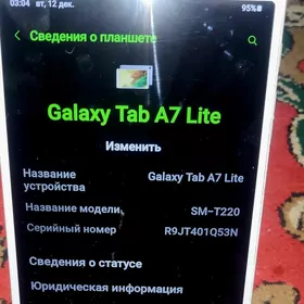 Galaxi tab A7 lite