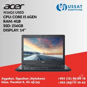 NOUTBOOKLAR ACER ASUS DELL