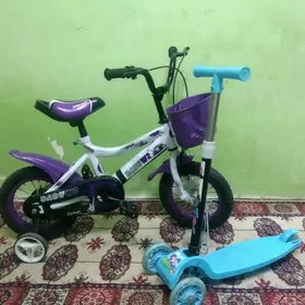 Tigir + Samokat 3-4-5ýaşla