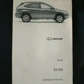 Lexus RX350 kitaby