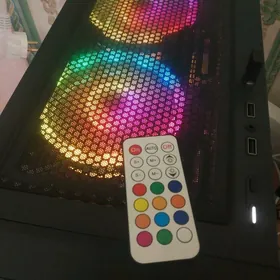 Кейс и 6 кулера с пультом