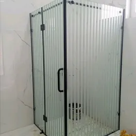 Duş kabina,aýna hyzmaty