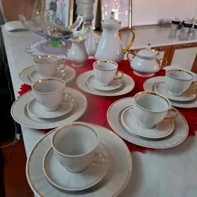 посуда сервиз кофейный советск