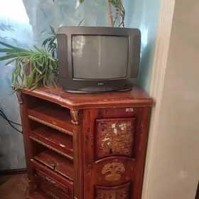 Telewizor we podsta ikisi bile