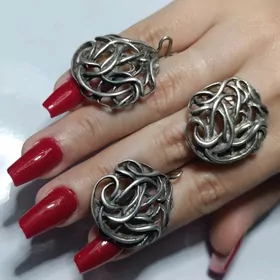 Серебряный комплект