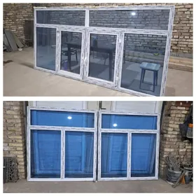 Алюминь Окно