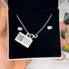 PANDORA 2Lİ KOMPLEKT KÜMÜŞ