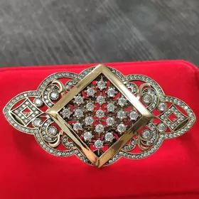 Hürrem kümüş broşga