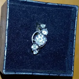 кольцо серебряное